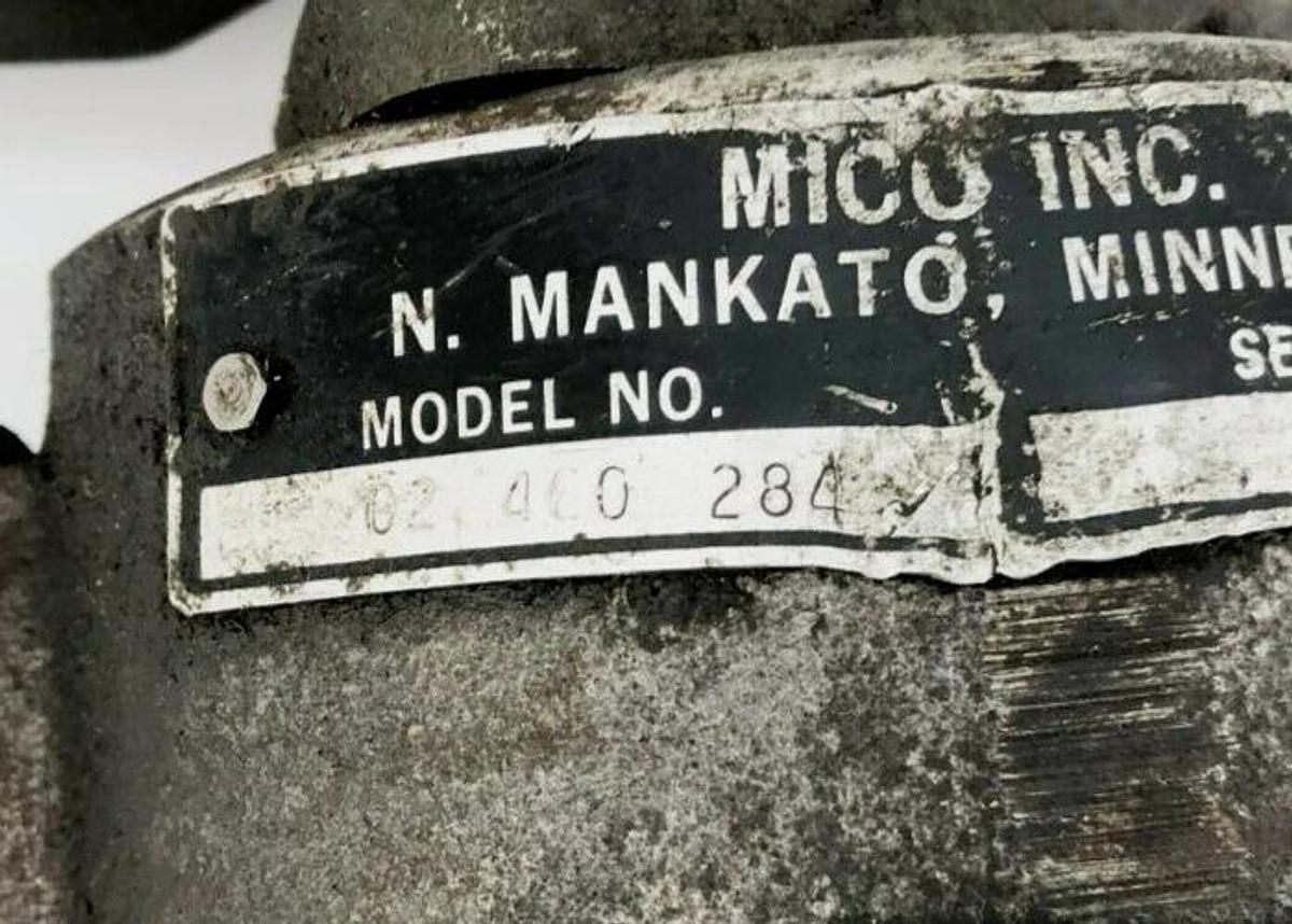 Used Mico 02-460-284 Boosted Master Cylinder