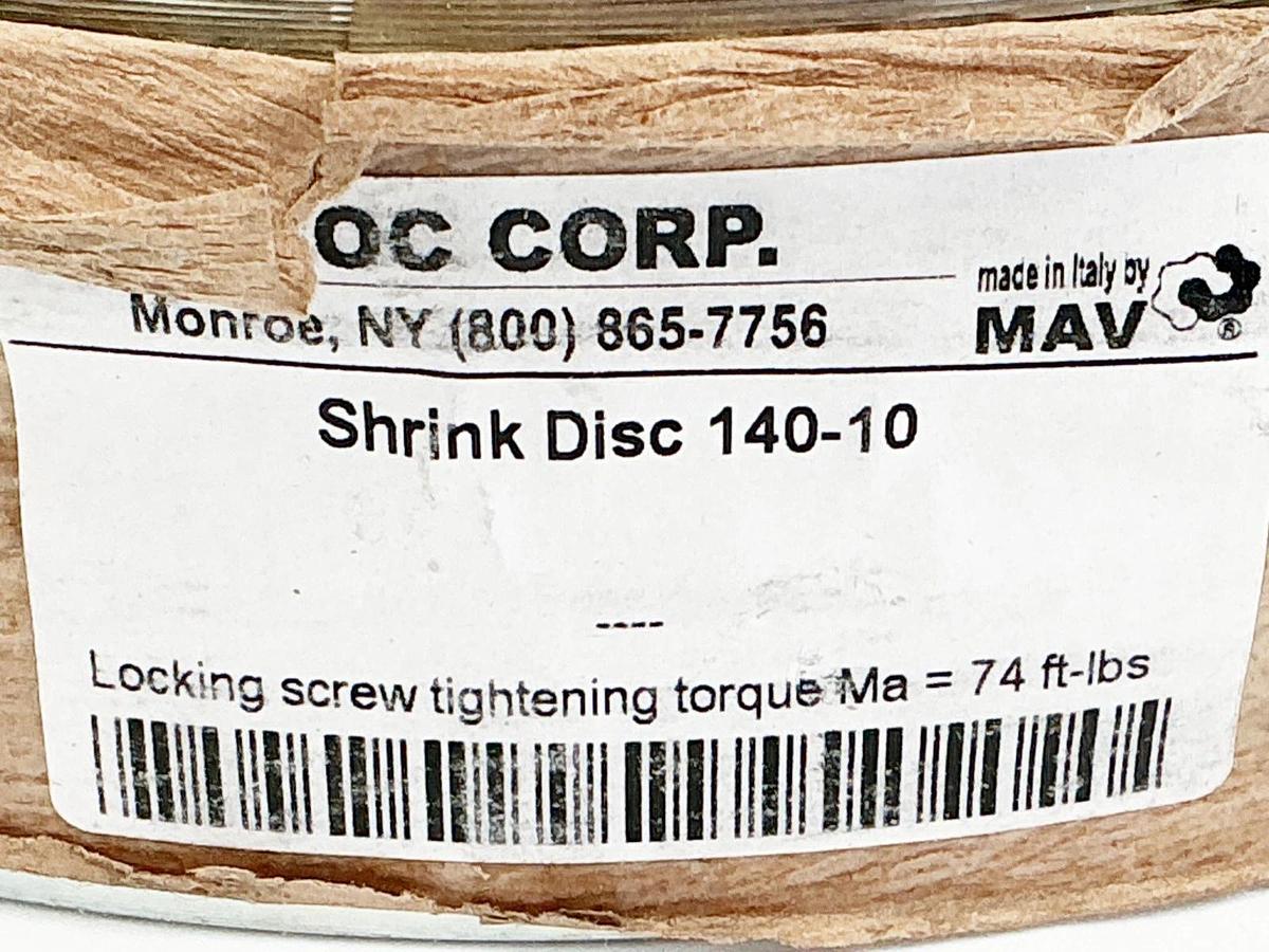 New B-Loc Corp 140-10 Coupling Shrink Disc