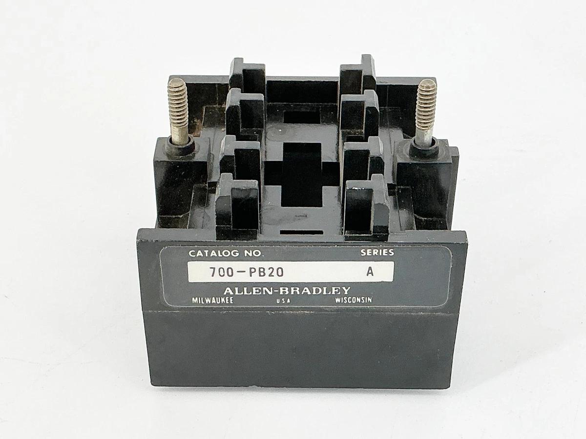 Used Lot of 2 Allen Bradley 700-PB20 Relay Adder Ser.A