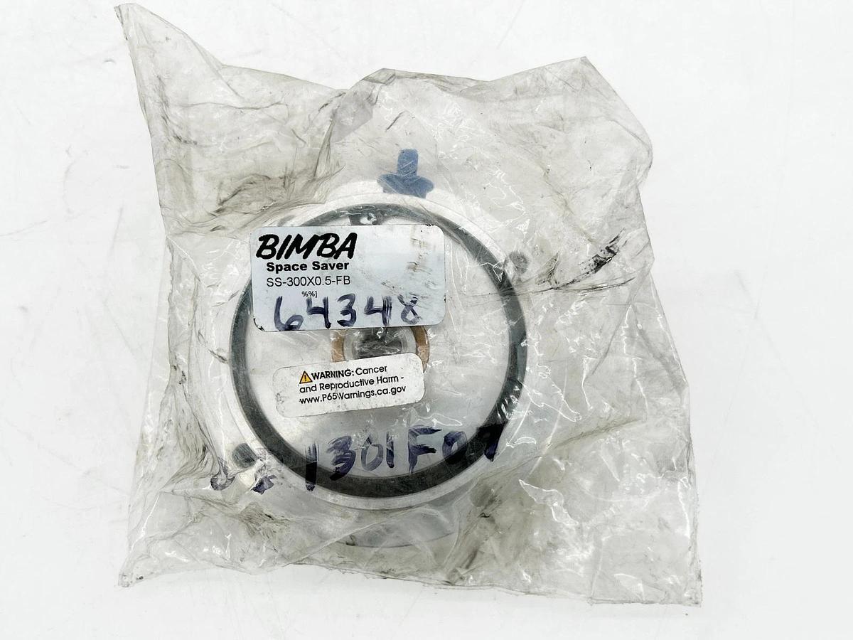 New Bimba SS-300X0.5-FB Space Saver Rodless Pneumatic Cylinder 3" Bore 250PSI