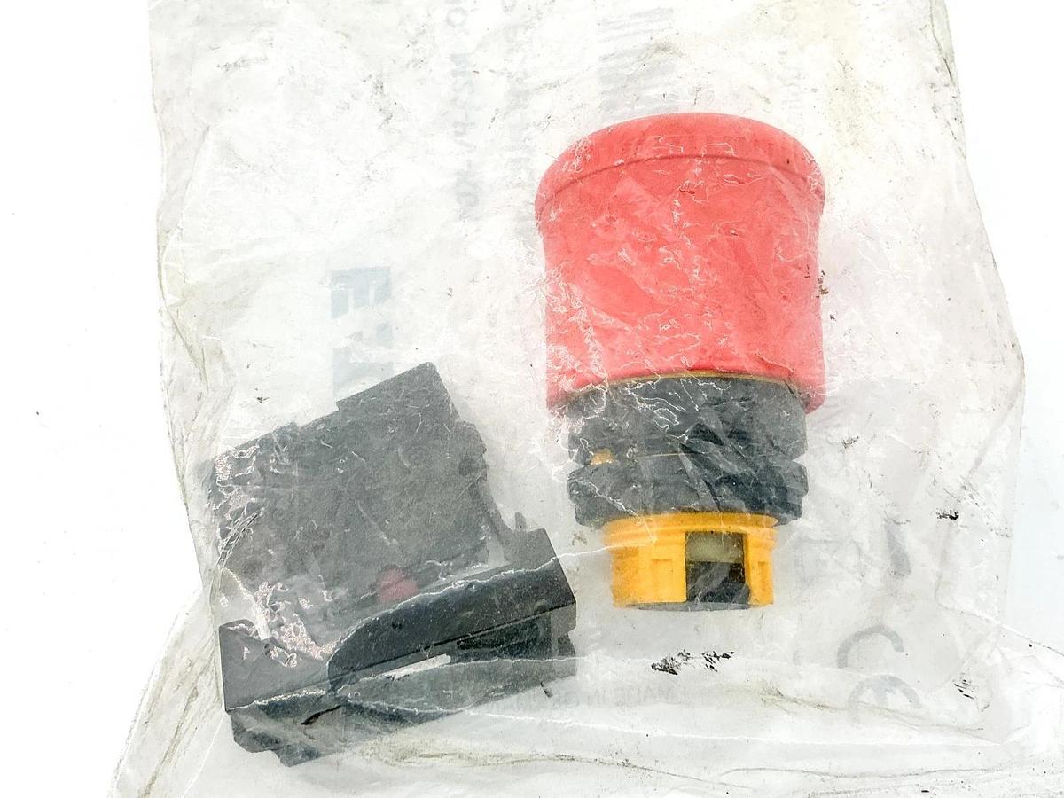 New Eaton M22-PV-K01 Emergency Stop Button Red 600V