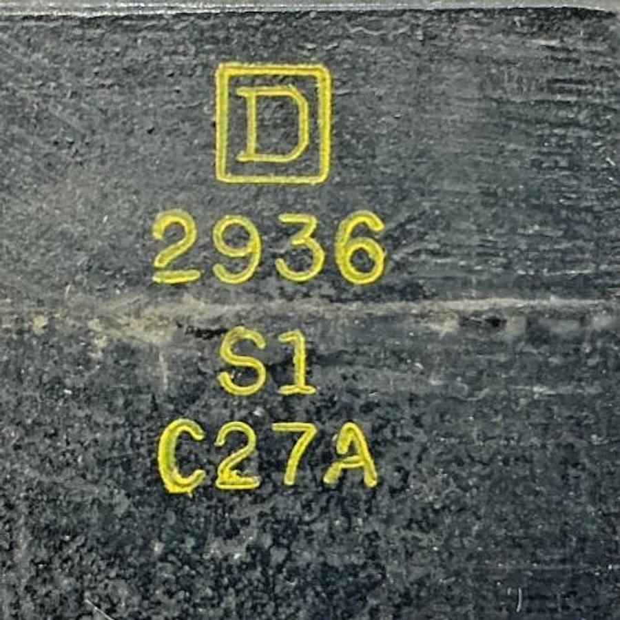 Used Lot of 2 Square D 2936-S1-C27A Magnetic Coil 110/120V 50/60CY S2936S1C27A
