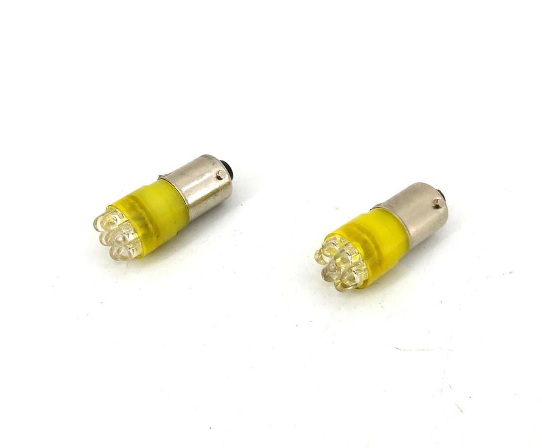 Lot of 2 New Allen-Bradley 800T-N320A Amber Pilot Light Cluster Bulbs - No Box
