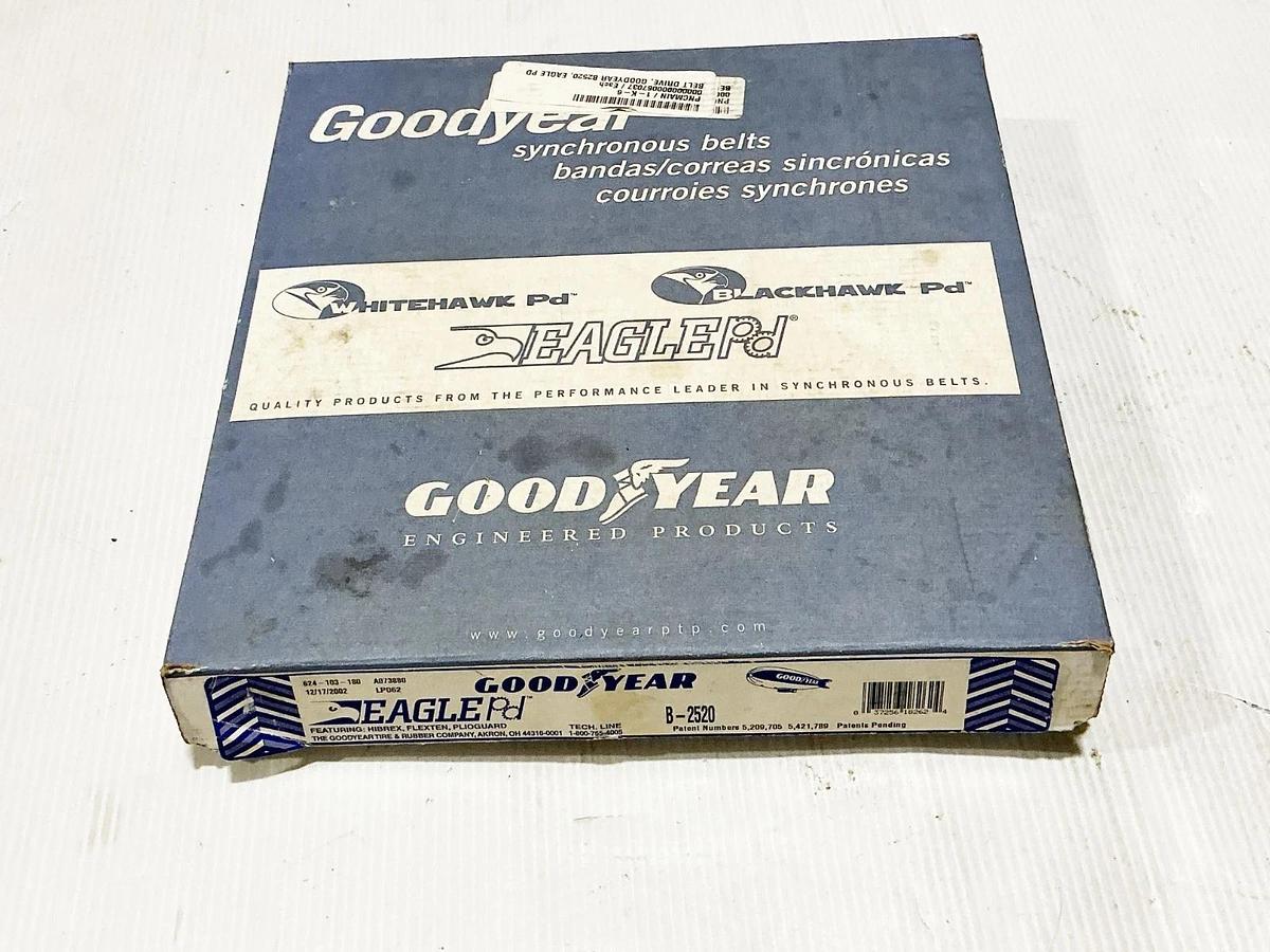 New Goodyear B-2520 Synchronous Belt 14MM Pitch 180T 2520MM 35MM Width