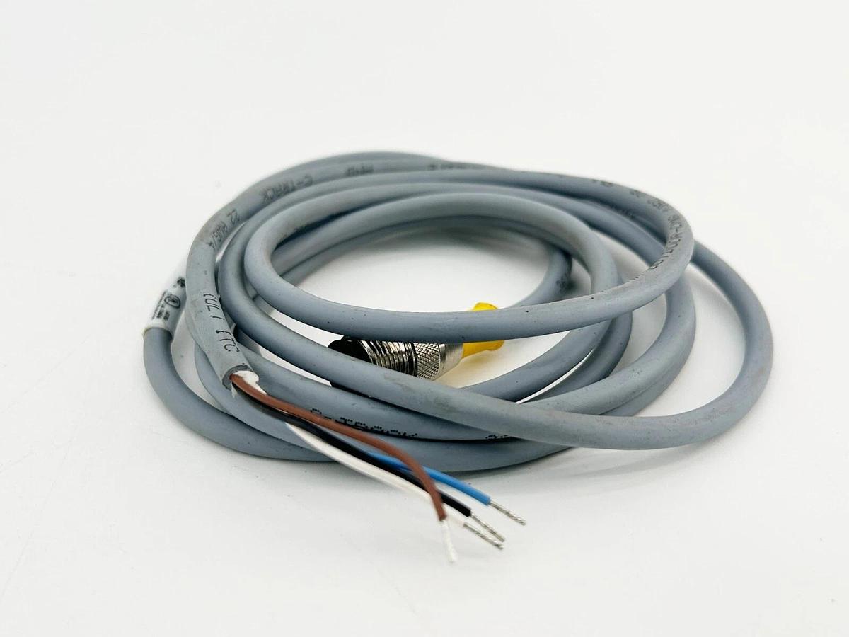 New Lot of 2 Turck RS 4.4T-2 Cordset Single Ended M12 4 Wire U2097
