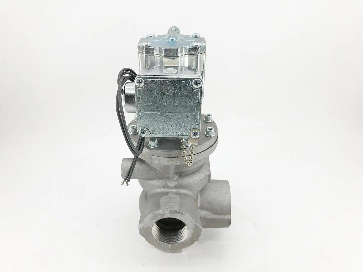 New Parker N3658504753 Solenoid Valve 3-Way NC 1-1/4" Body 1-1/2" Exhaust 125psi
