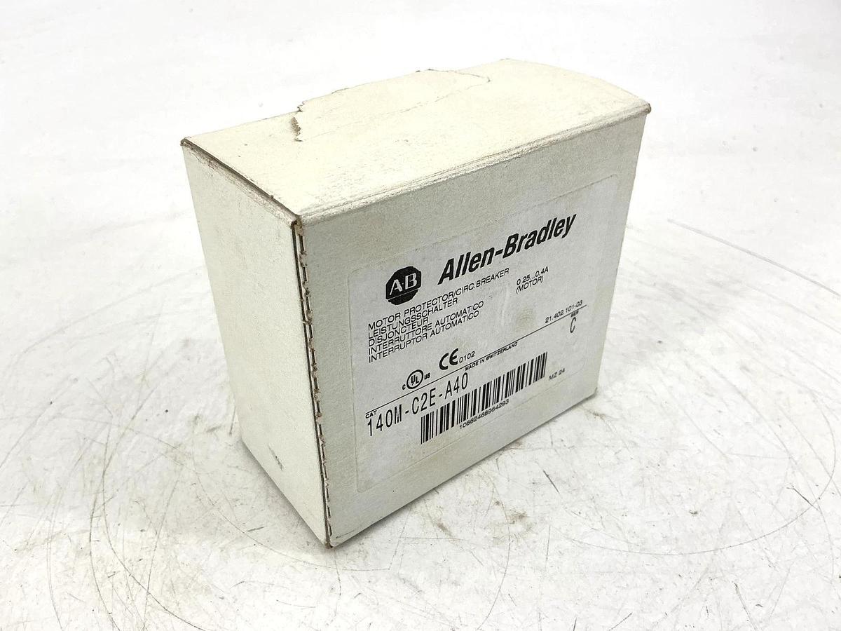 New Allen Bradley 140M-C2E-A40 Ser C Motor Protector/Circ Breaker 0.25-0.4A