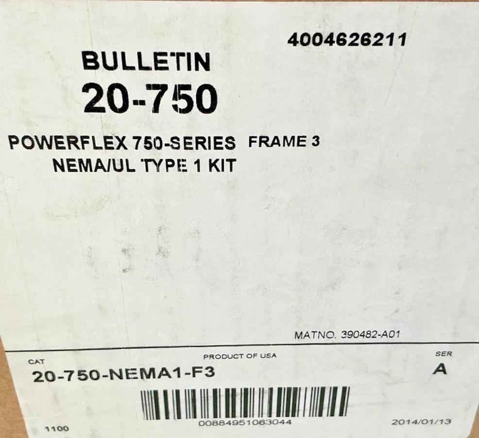 New Rockwell Automation 20-750-NEMA1-F3 Series A Nema/UL Type 1 Kit