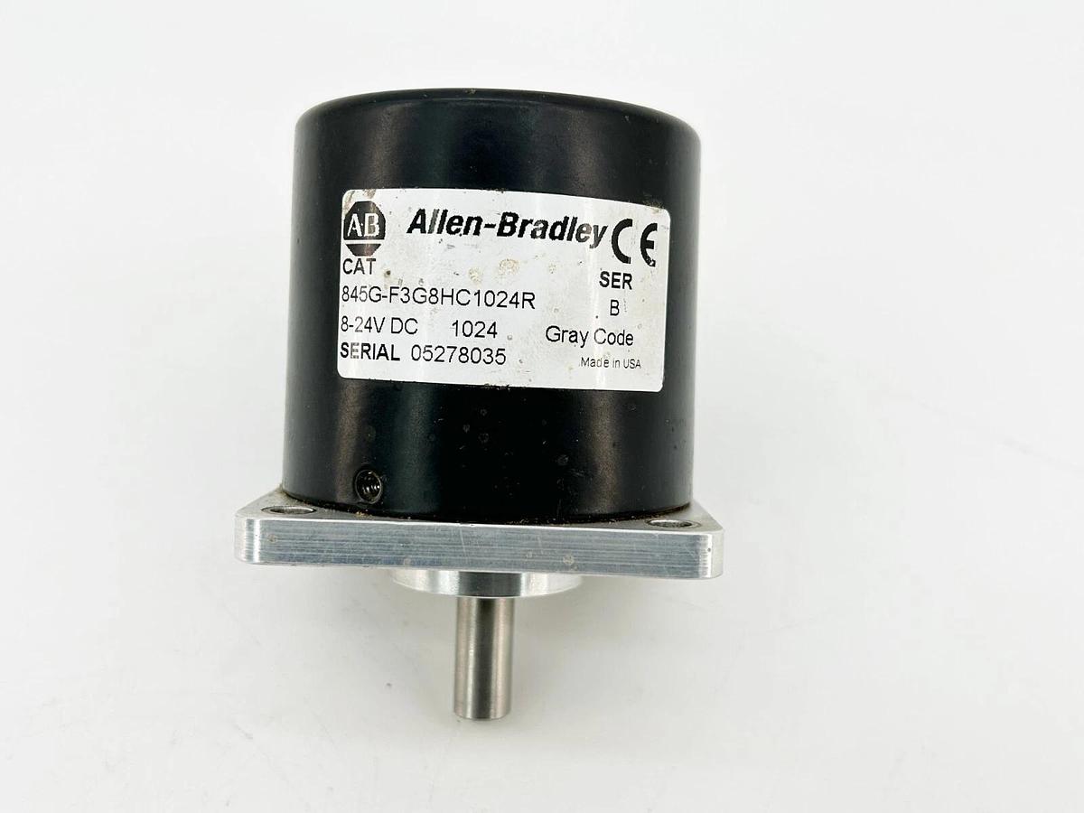 Used Allen Bradley 845G-F3G8HC1024R Encoder Absolute Size 25 24V 19Pin Ser.B