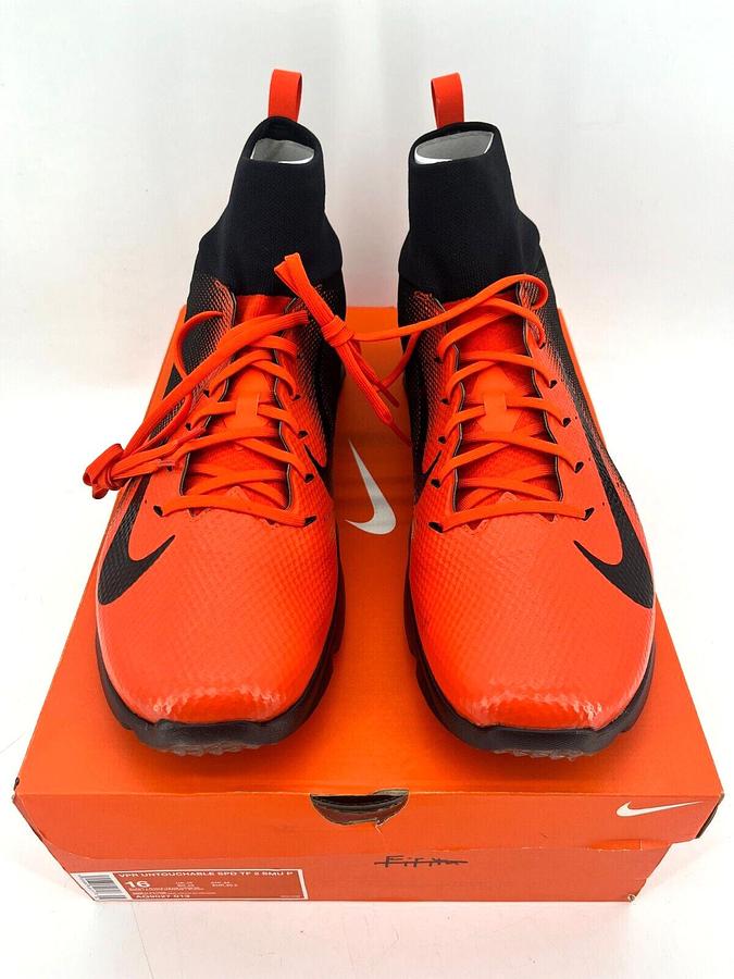 Nike VPR Untouchable SPD TF 2 SMU P Black/Orange Size 16 OSU Beavers Cleats