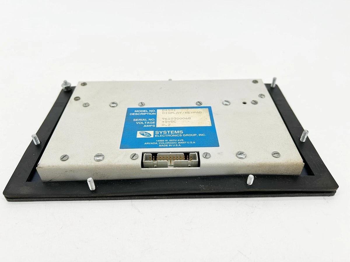 Used Sea Systems D4591 Display and Keypad 5VDC 0.2A