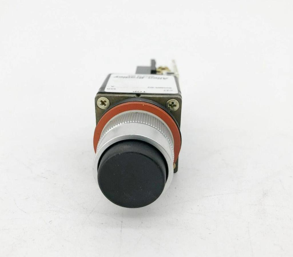 New Allen Bradley 800MR-B2AK Small Round Extended Pushbutton Black Ser. C