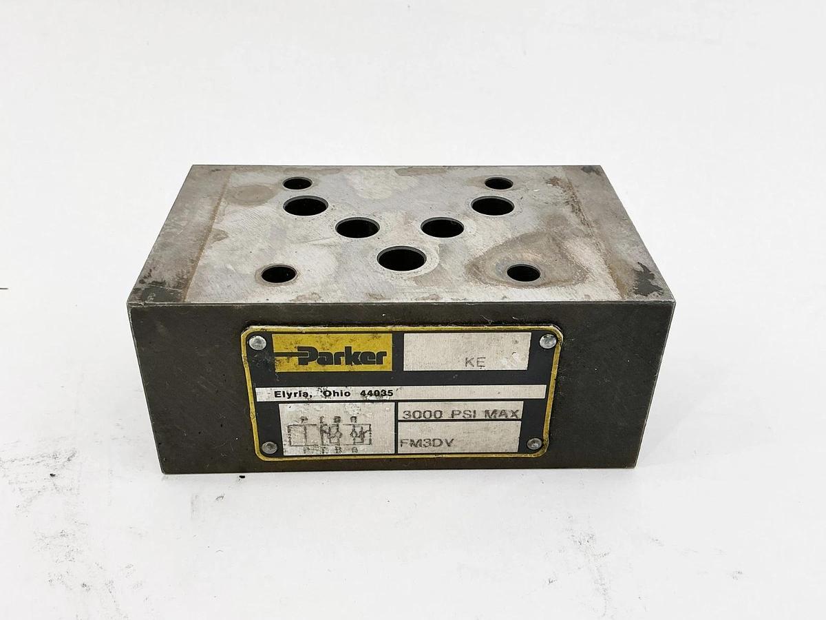 Used Parker FM3DV Control Valve 3000PSI KE