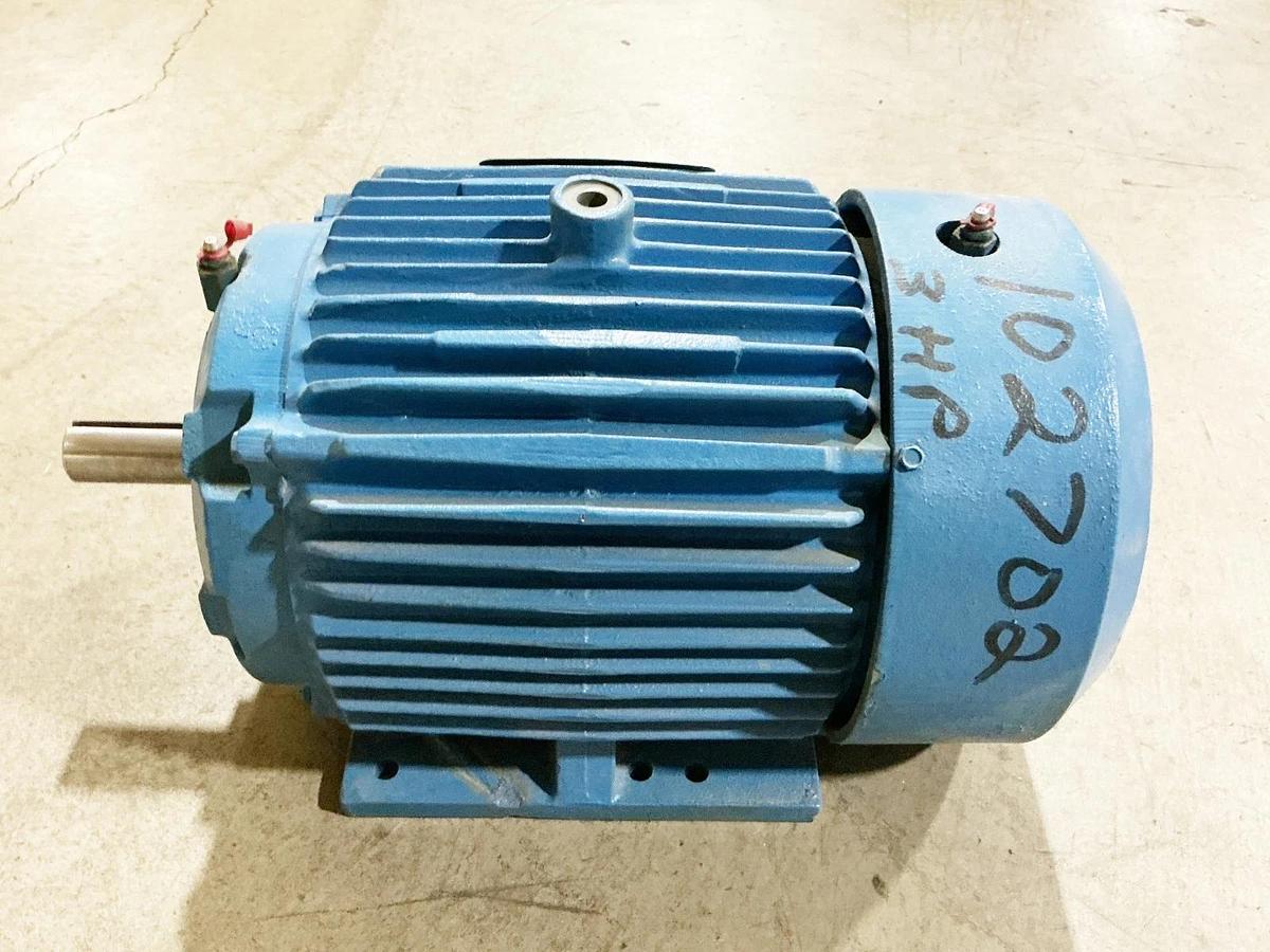 Used Reliance P18G3391C Electric Motor 3HP 575V 3520RPM 3PH 29GP183391 G UU