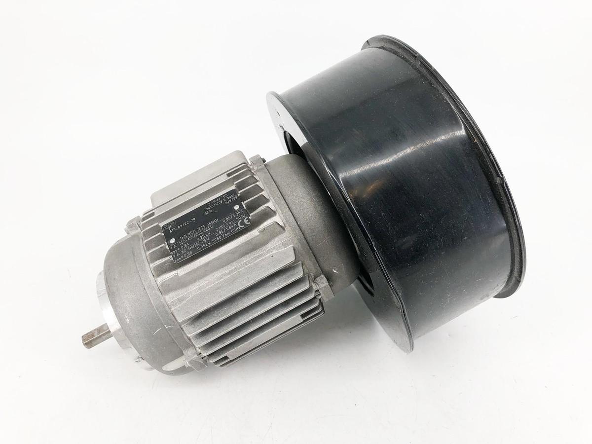 Used ATB AFU 63/2C-7R Motor with RBW50100 Blower Wheel 3-Phase 540VAC