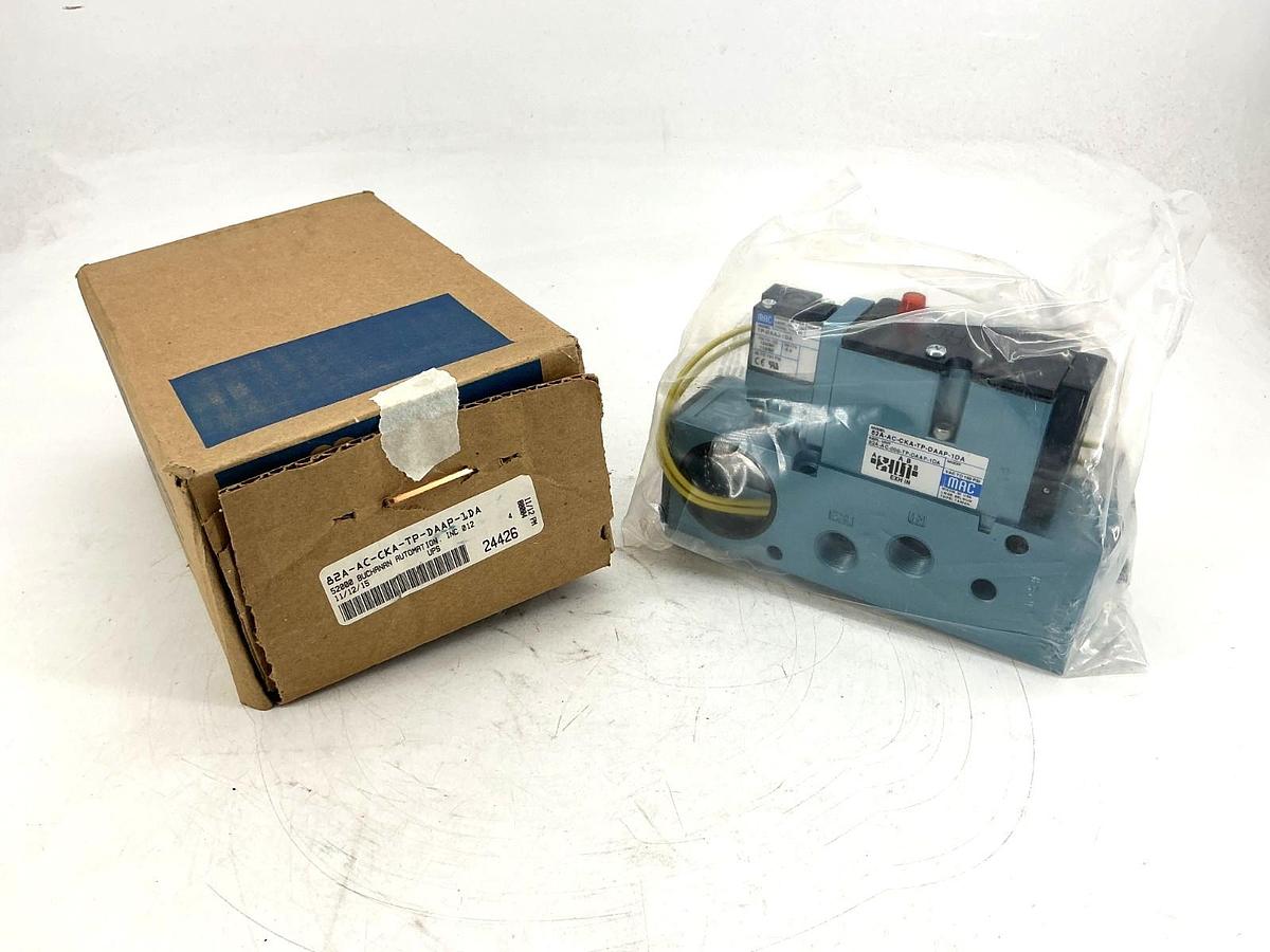 New MAC Valves 82A-AC-CKA-TP-DAAP-1DA Solenoid Valve 5.4Watts 150PSI 110/120VAC