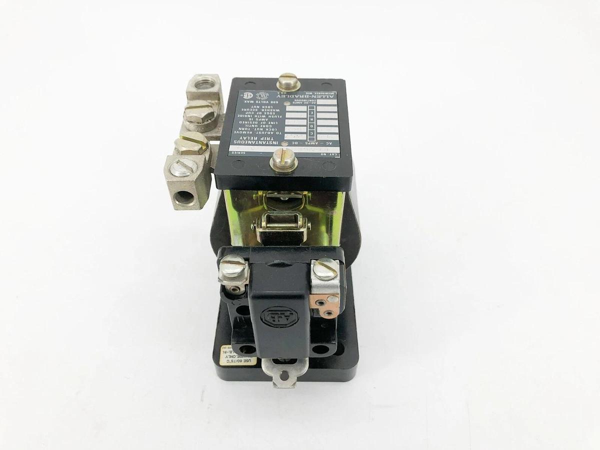 New Allen-Bradley 809-A07E Ser. A Instantaneous Trip Relay 600VAC/DC 16A