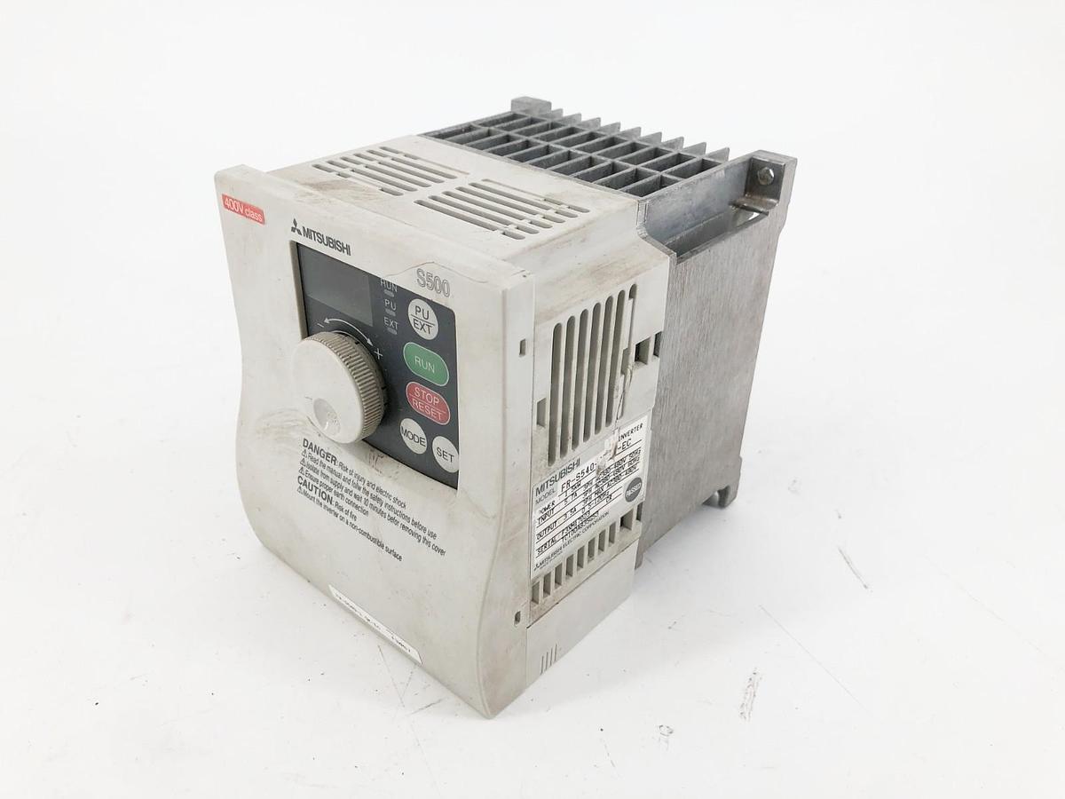 Used Mitsubishi FR-S540-1.5K-EC Inverter Drive 1.5kW 380/480VAC S500