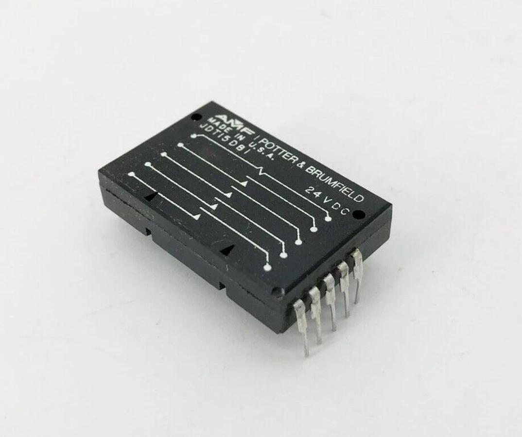 New Potter & Brumfield JDT15DB1 Relay 24VDC 10W 4A 1840ohms