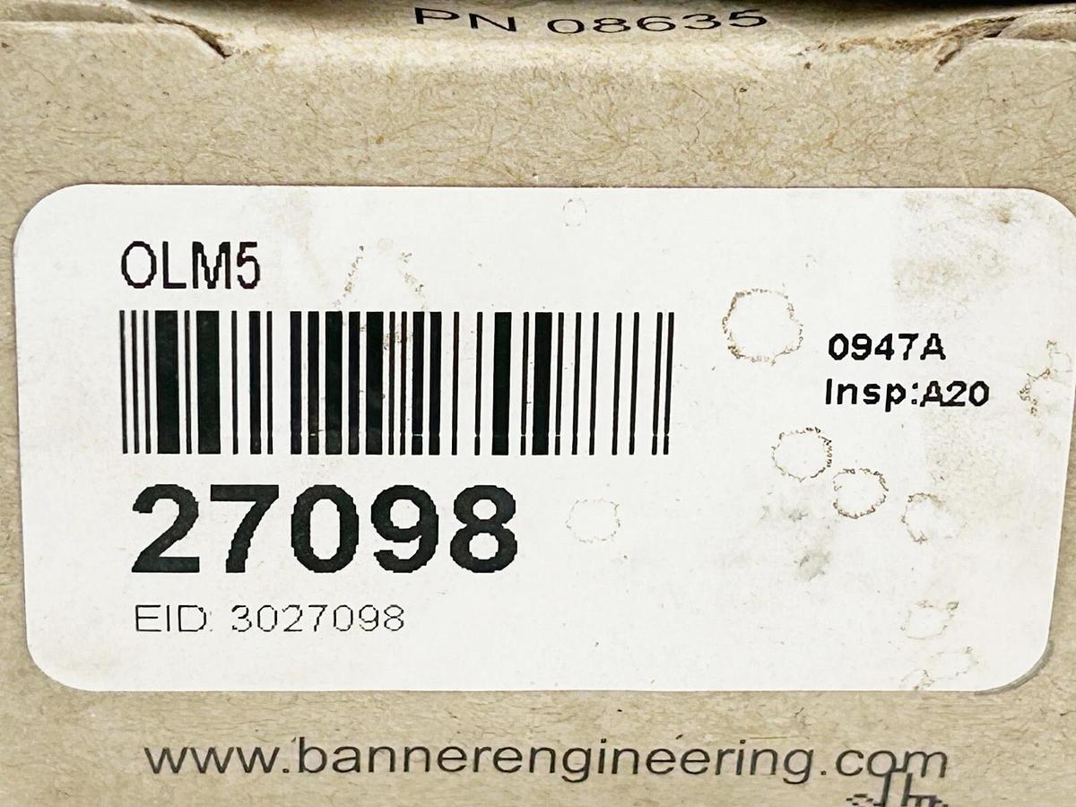 New Banner Engineering OLM5 Timing Logic Module Omni-Beam PC Board 27098