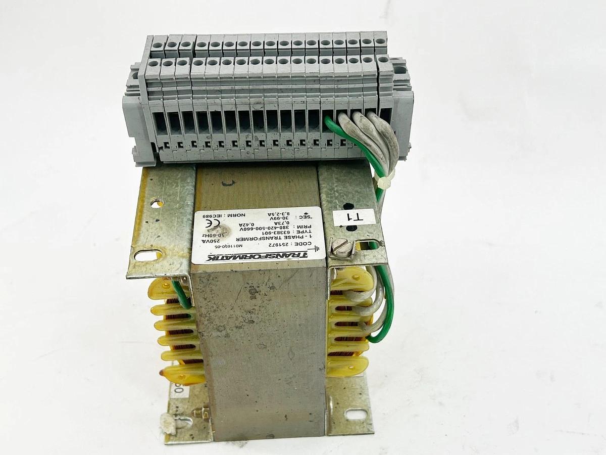 New Transformatik 251972 250VA Transformer 380-660V Pri. 30-99V Sec. - No Box