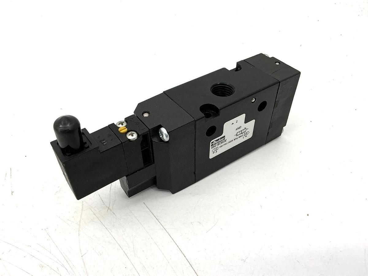 New Parker B5G1BC553C Solenoid Valve 150PSI 1.6VA 115/120V 50/60HZ - No Box