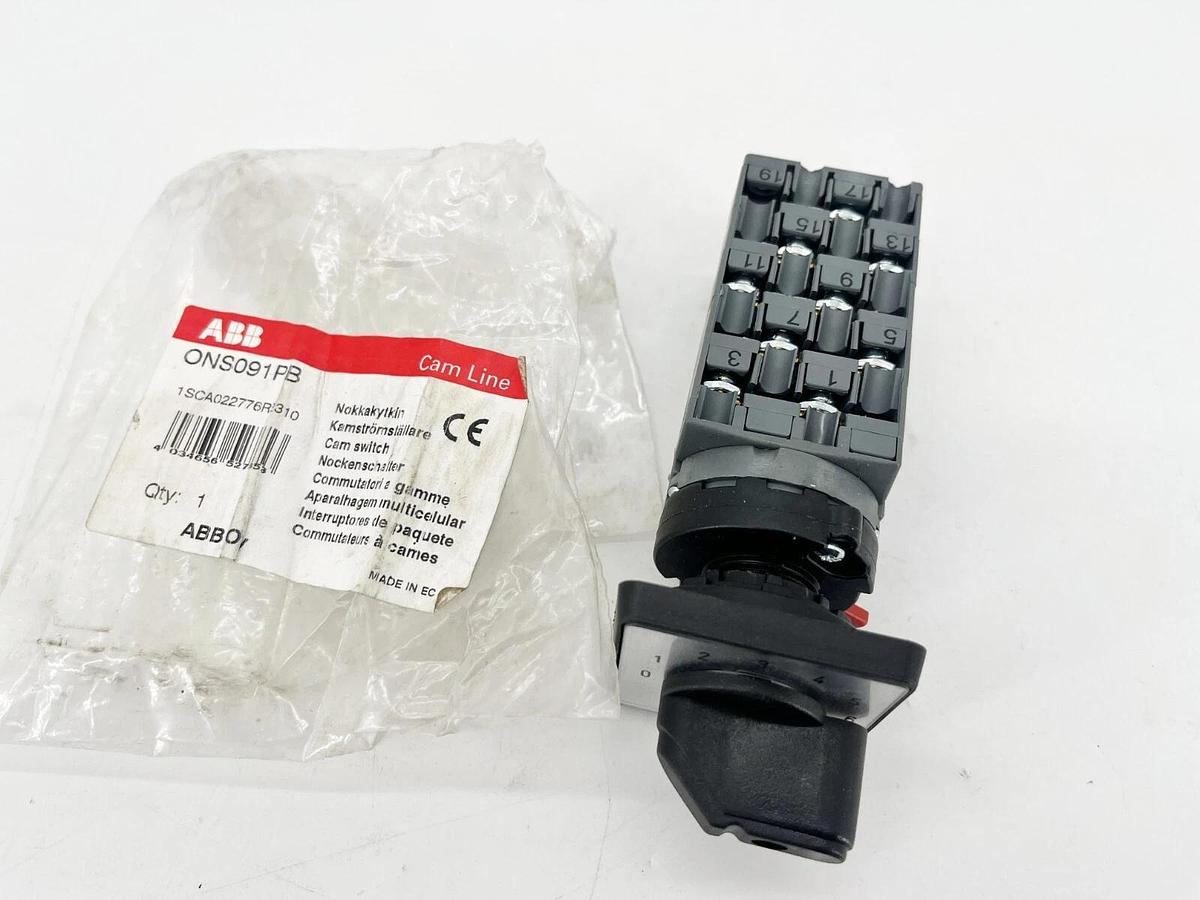 New ABB ONSO91PB Cam Switch 10 Maintained Positions 0-9