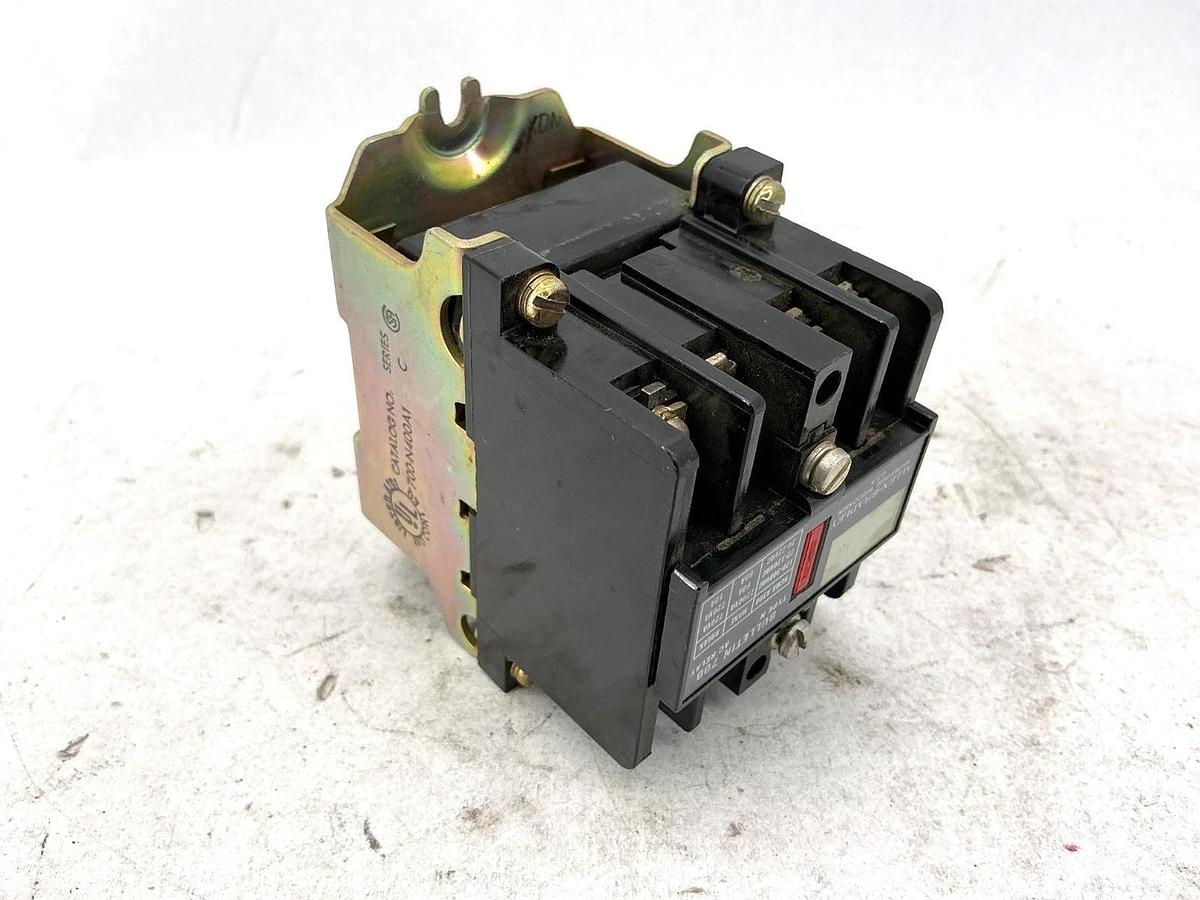 Used Allen Bradley 700-N400A1 Series C Relay 60A w/ 84AB86 110/120V 50/60HZ