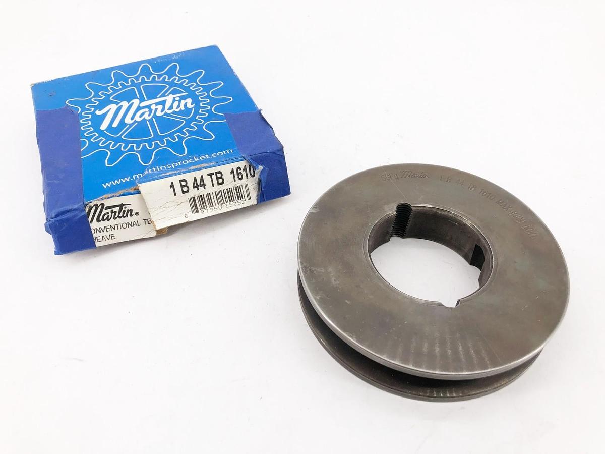 New Martin 1 B 44 TB 1610 V-Belt Pulley 1-Groove 4.75" OD