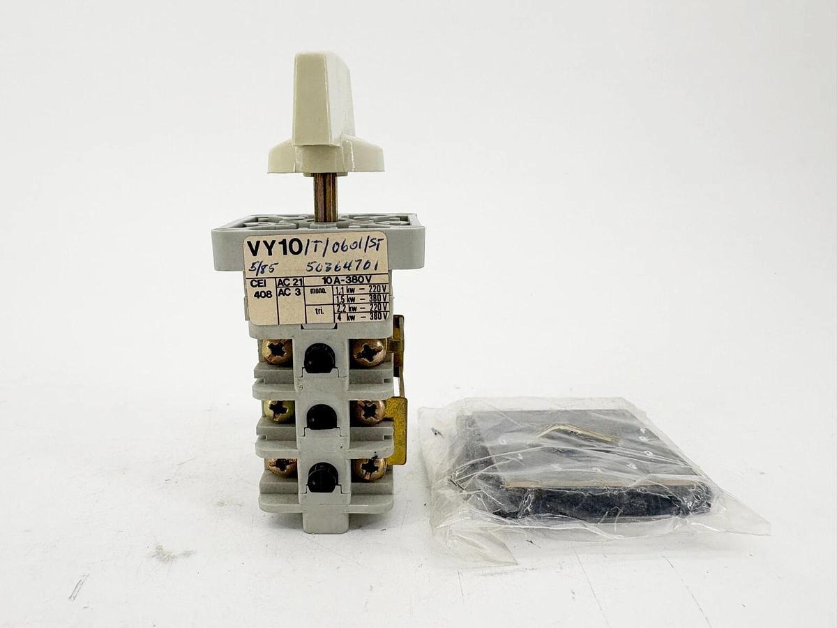 New Entrelec VY10/T/0601/ST Rotary Switch 7-Position Maintained VY10-T-0601-ST
