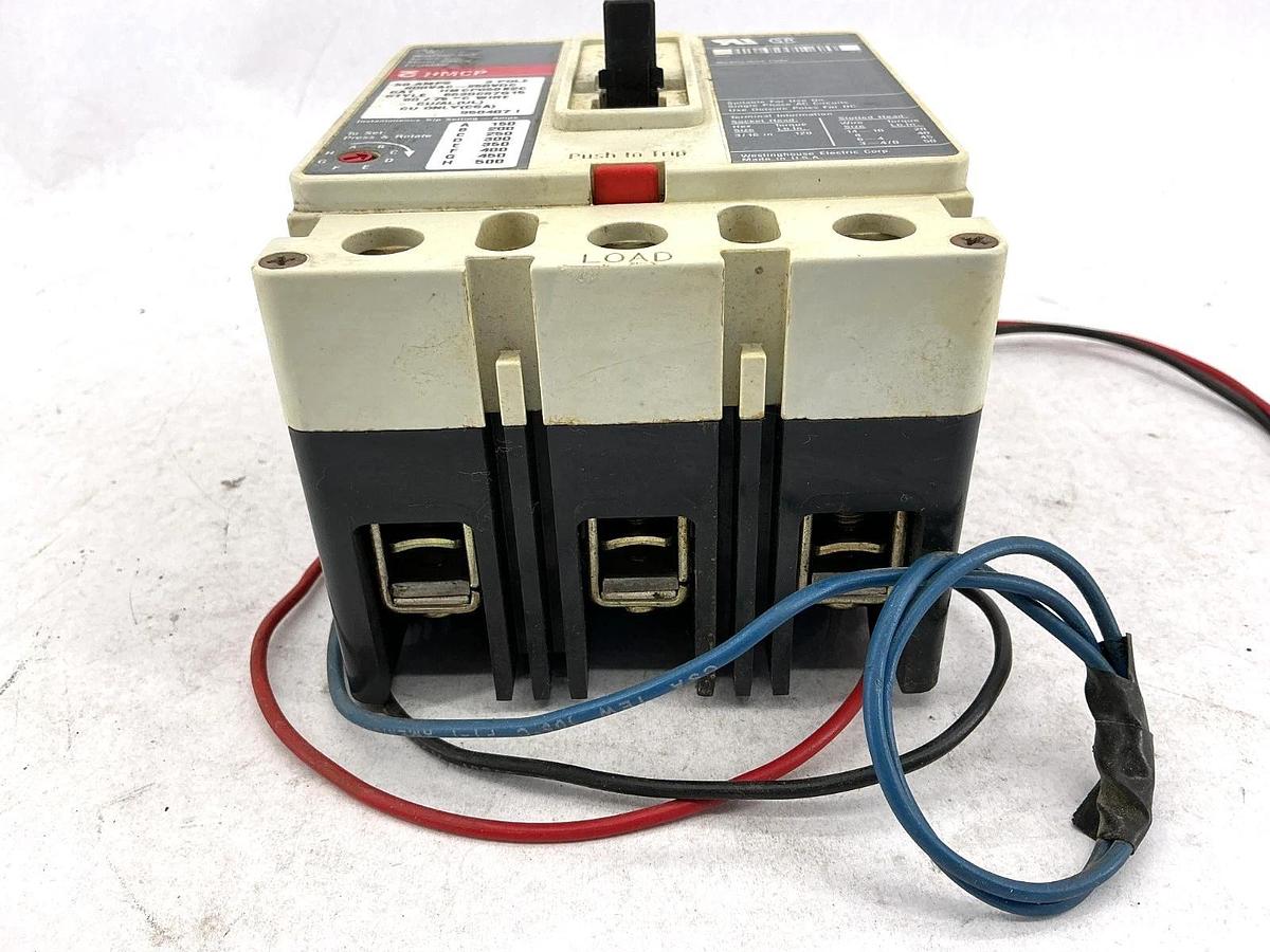 Used Westinghouse HMCP050K2C Ser C Motor Circuit Breaker / Protector 3-Pole 50A 600V