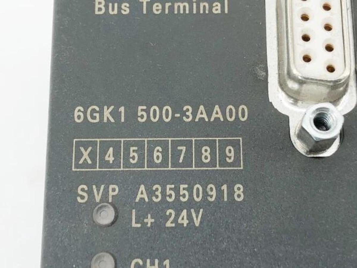 New Siemens 6GK1-500-3AA00 Simatic Net Profibus Optical Bus Terminal - No Box