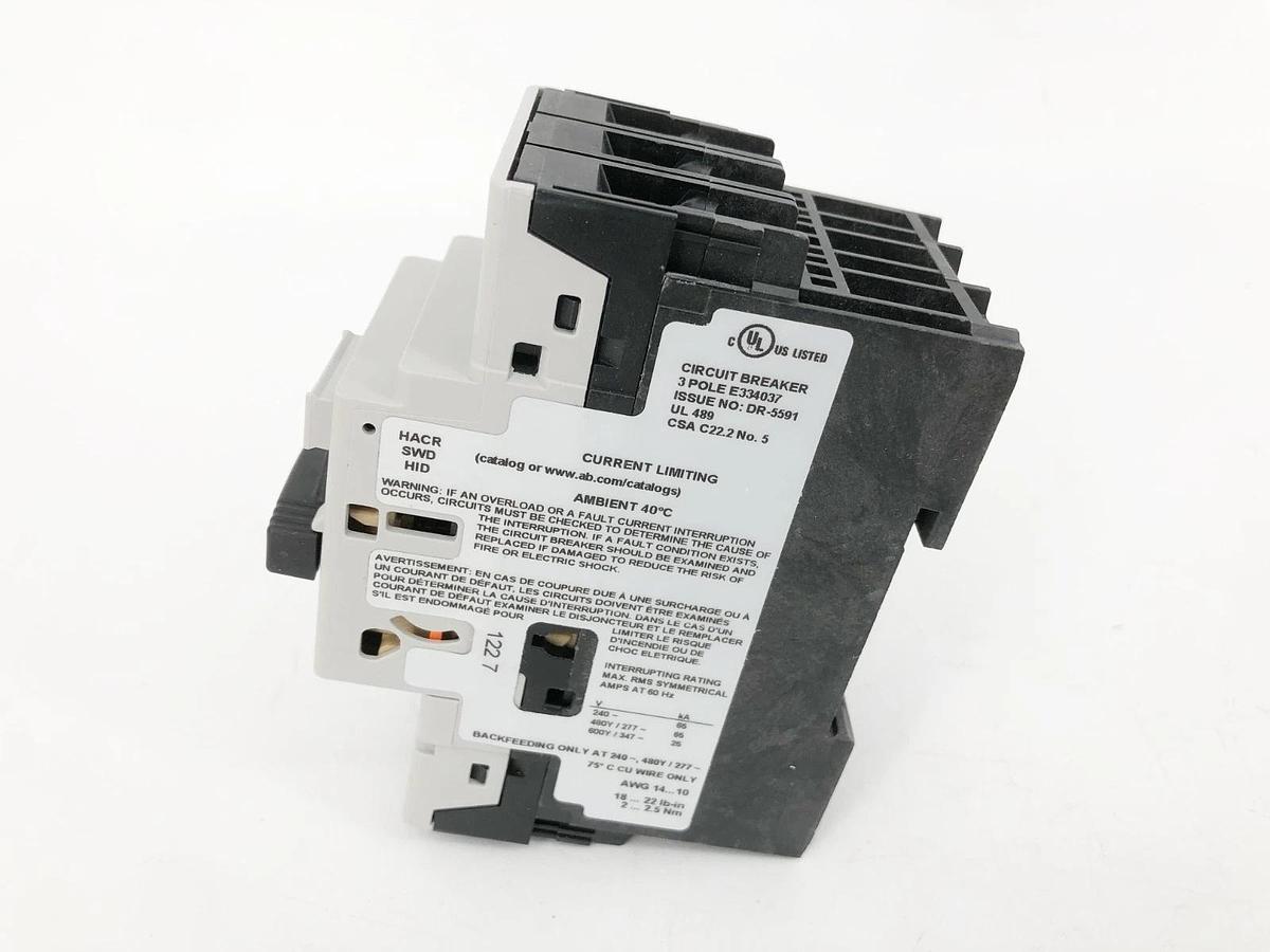 New Allen Bradley 140U-D6D3-C15 Ser. C Circuit Breaker 600Y/347V 15A 3P
