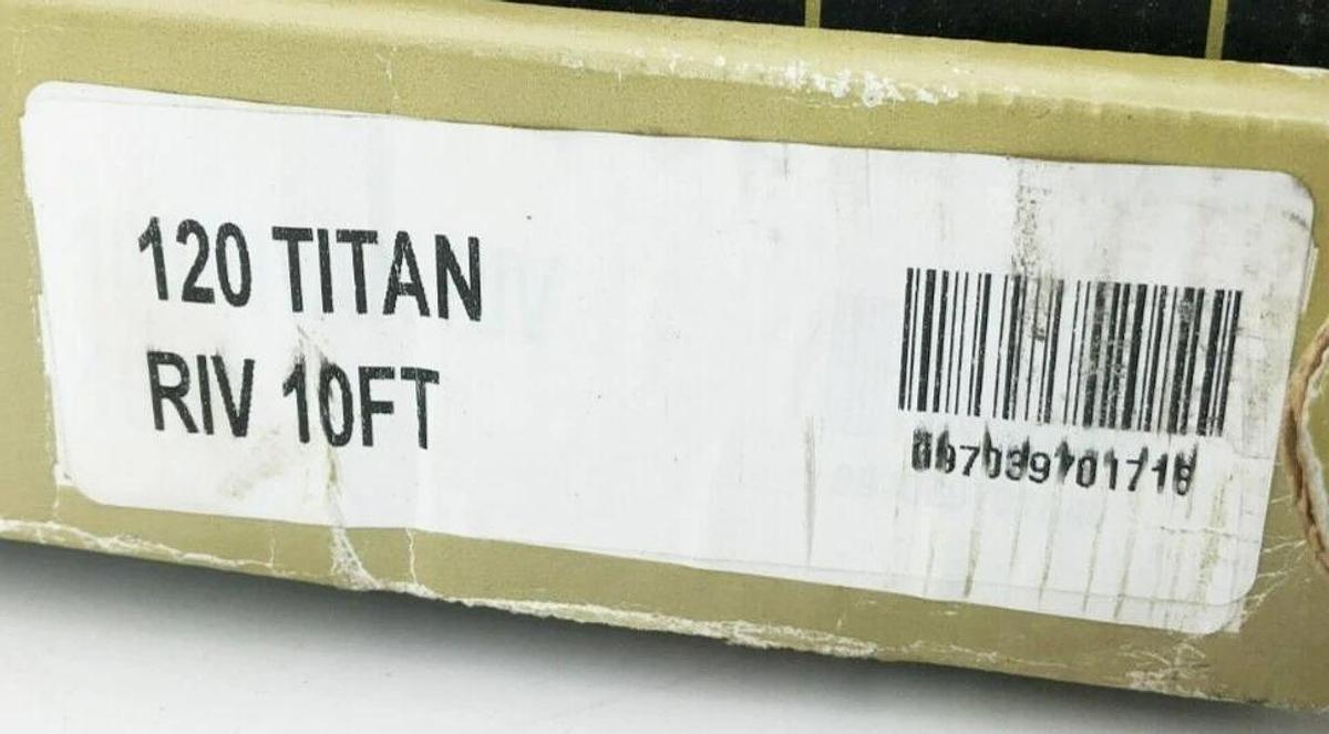 New Tsubaki 120TTRB Roller Chain 120 TITAN RIV 10FT. 1-1/2" Pitch RS120