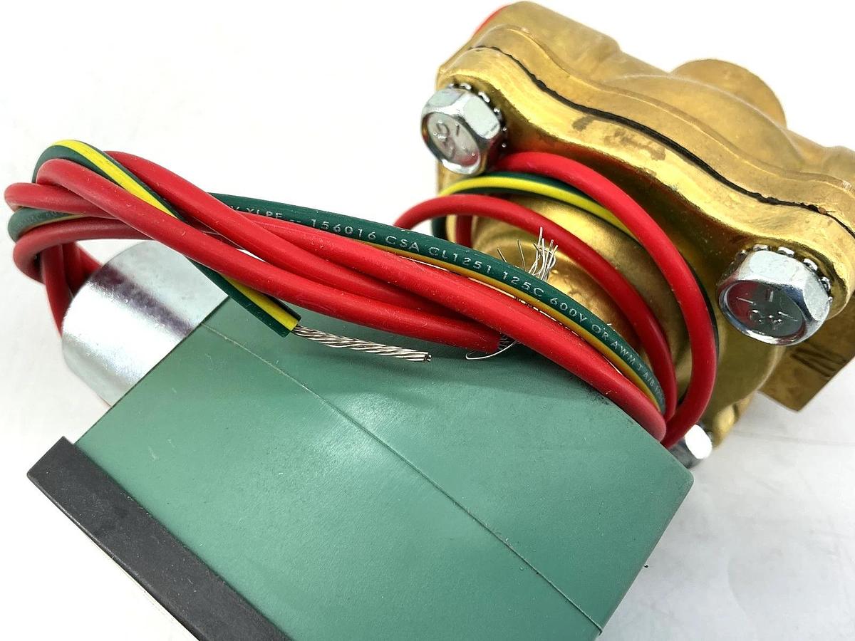 Used ASCO 8210G035 110/120V Solenoid Valve 2-Way 3/4" Pipe 10.1W 50/60HZ 3UK89