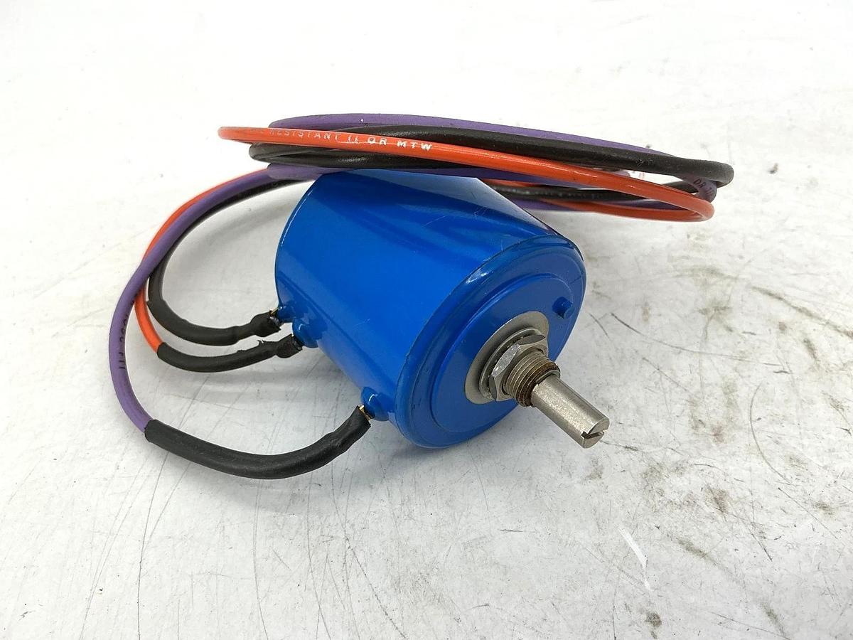 Used Bourns 3400S-1-103 Potentiometer Blue Turn Knob Resistance-10KOHM 3-Wire