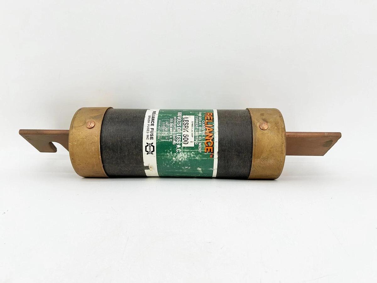 New Reliance LESRK500 Time Delay Dual Element Fuse 500A 700V Class RK1 W/O Box