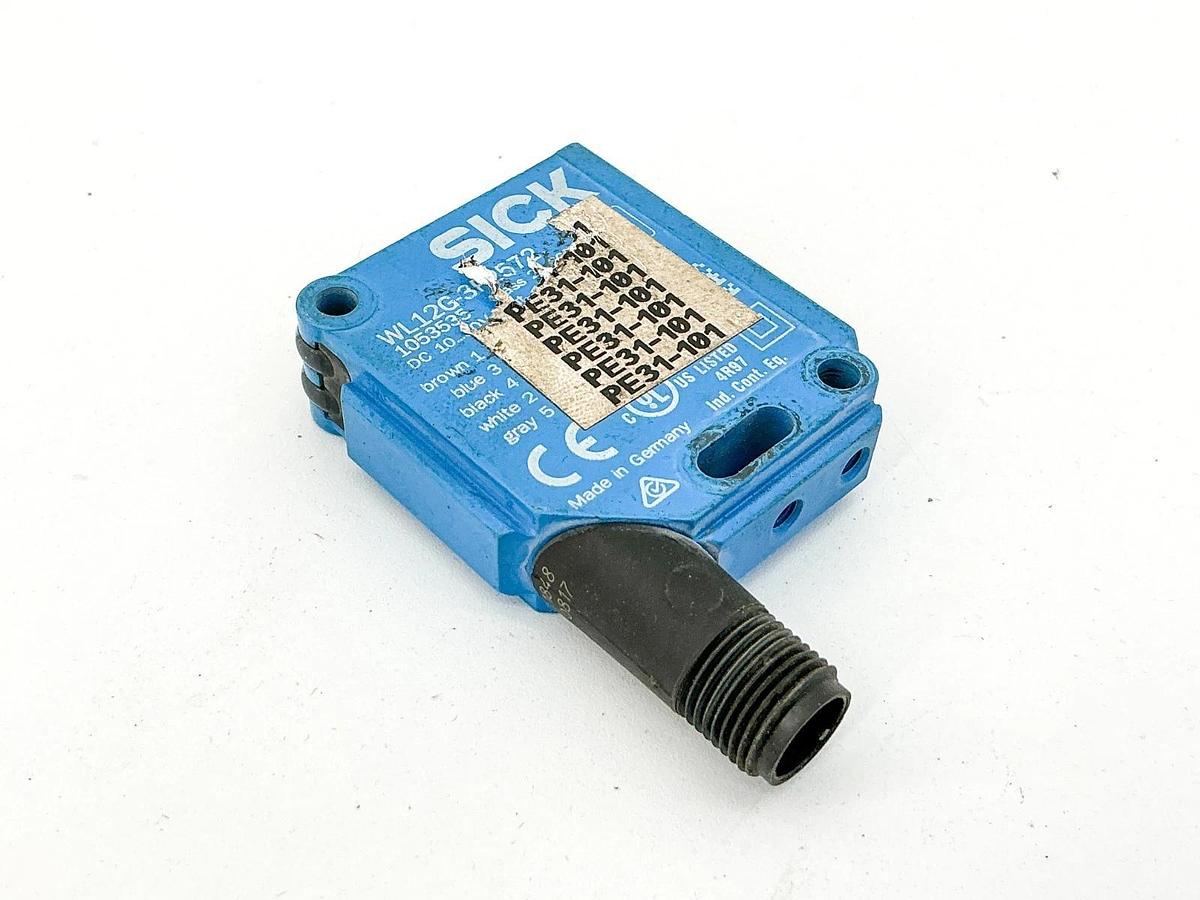 Used Sick WL12G-3P2572 Photoelectric Sensor 10-30VDC Class 2 1053535