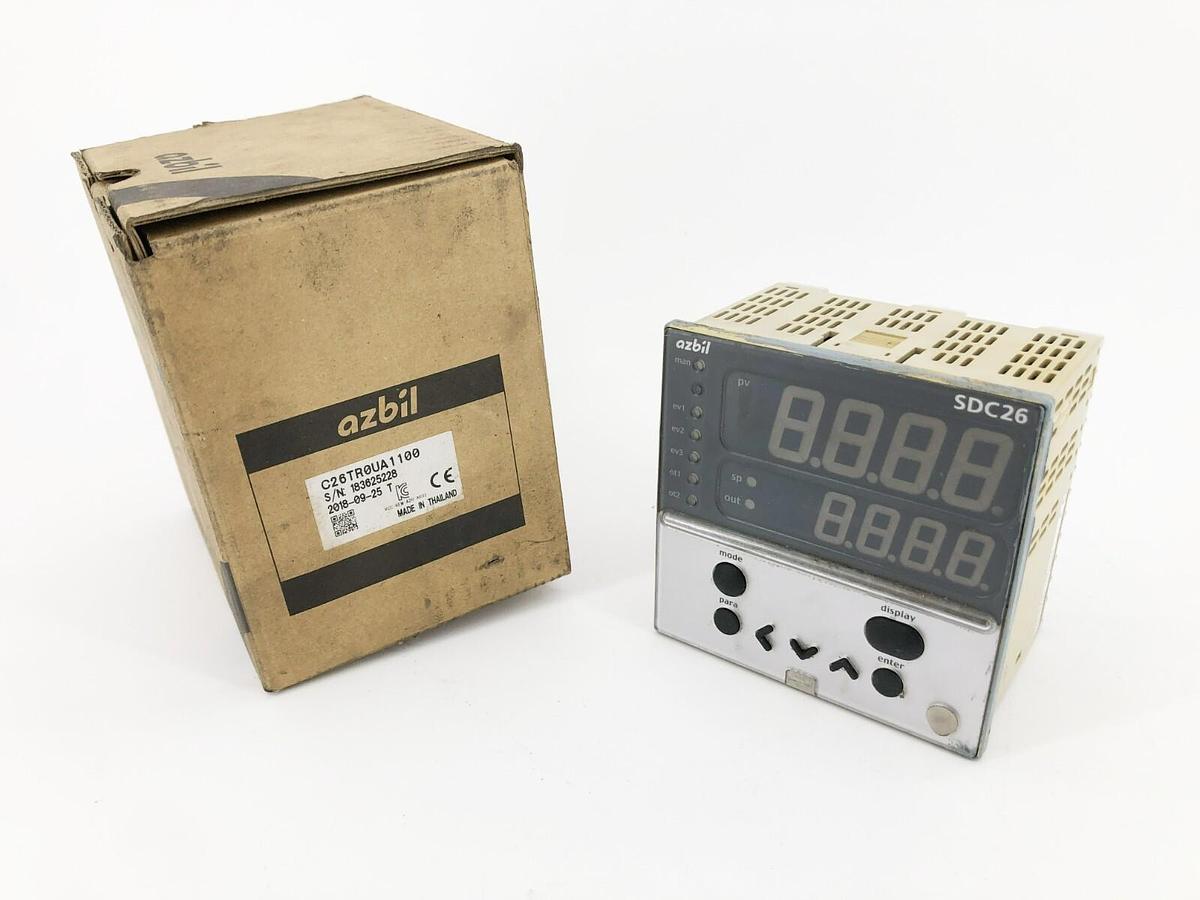 Used Azbil C26TR0UA11Y0 Digital PID Controller C26TR0UA1100 SDC26