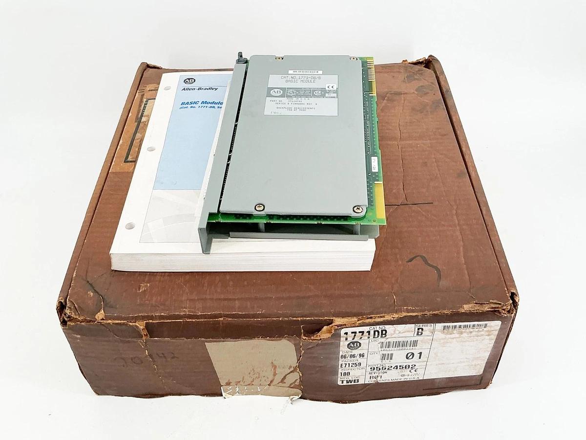 New Allen Bradley 1771-DB Basic Module Ser.B