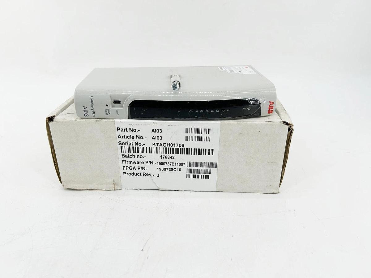 New ABB AI03 Symphony Plus I-O Module 24V 8 Channels