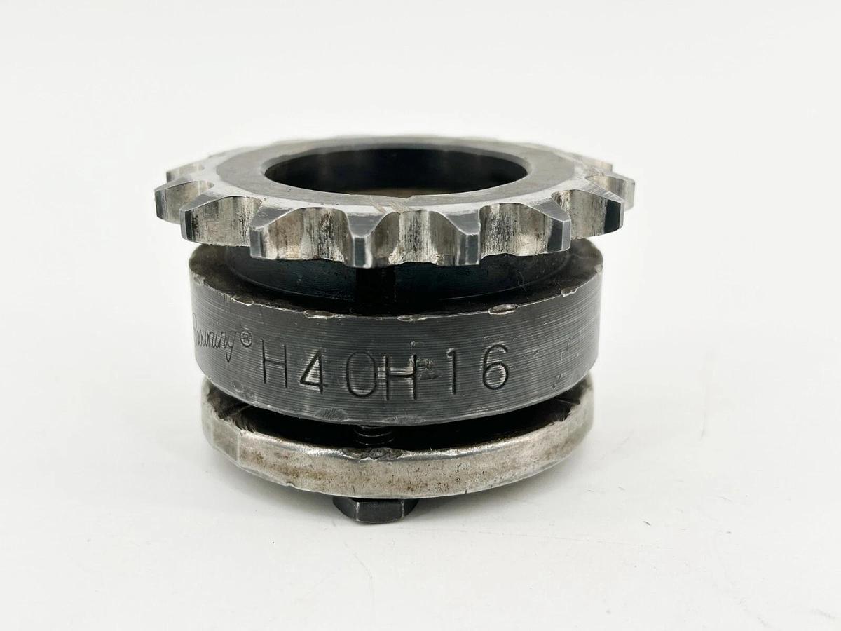 Used Browning H40H16 Sprocket/Split Taper Bushing 16T 1/2" Pitch 40 Chain 3/8"