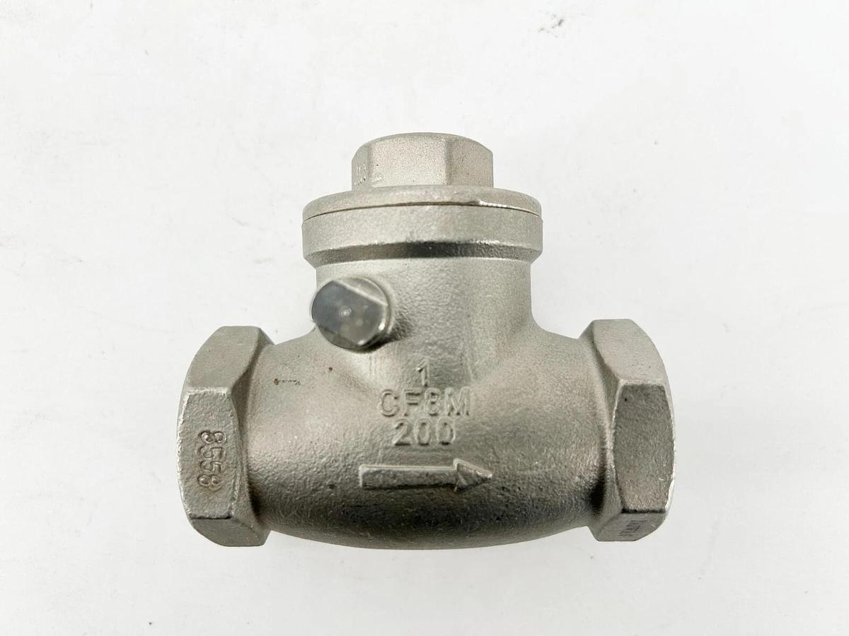 New FNW FNW16B200G Check Valve Stainless Steel 1" 1 CF8M 200