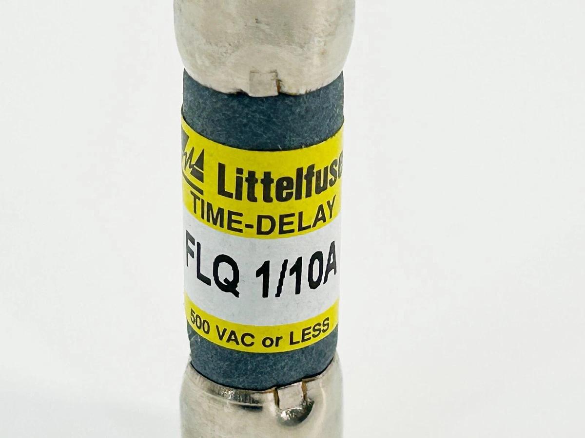 New Box of 10 Littelfuse FLQ-1/10 Time Delay Fuse 1/10A 500V