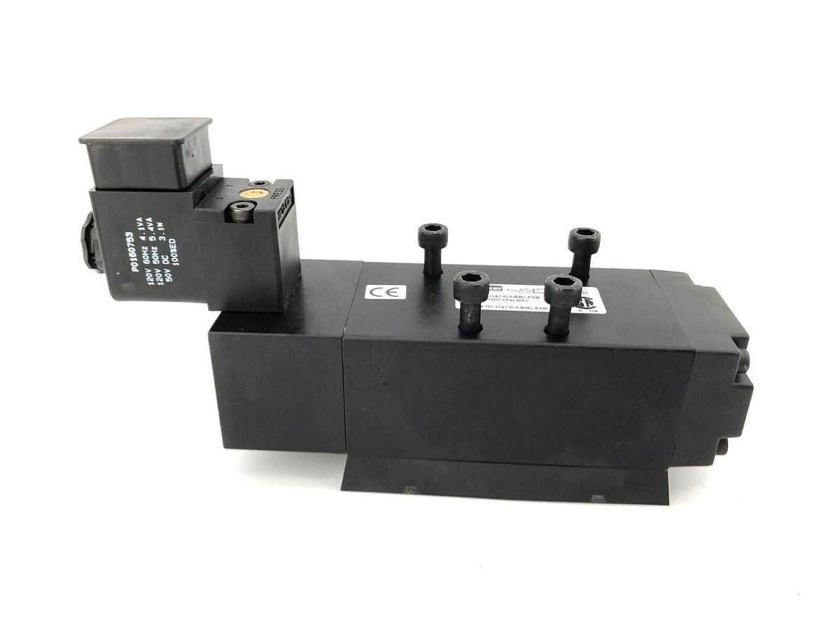 New Parker H21WXBBL53B Pneumatic Valve Assembly