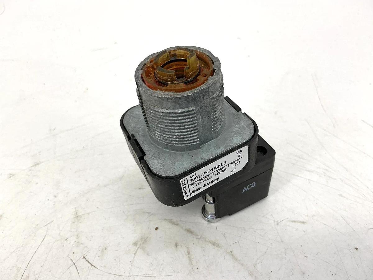 New Allen Bradley 800T-2HRH5KL8 Ser V Selector Switch LED Red No Cap - No Box