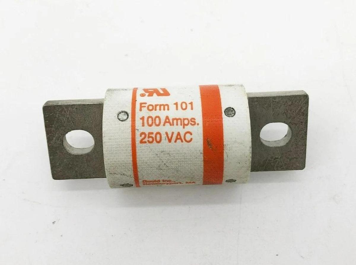Lot of 2 New Gould Shawmut A25X100 Amp Trap Fuses 100A 250VAC