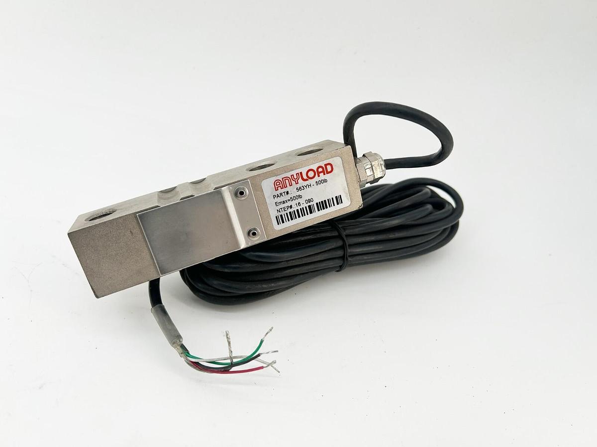 New Anyload 563YH-500LB Single Ended Beam Load Cell Emax 500LB - No Box