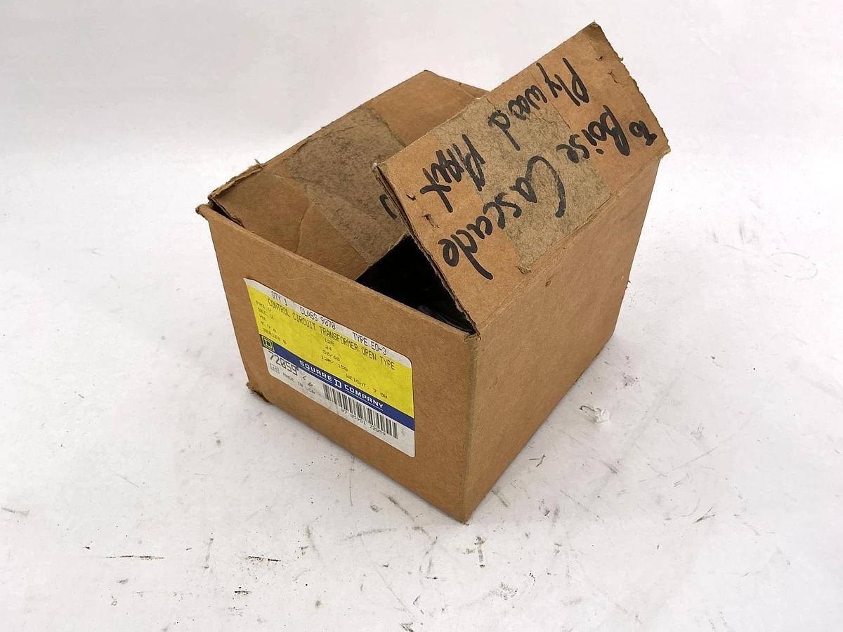 New Square D 9070EO-3 Control Circuit Transformer .15kVA Pri. 120V Sec. 24V