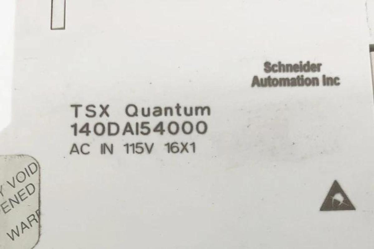 Used Schneider 140DAI54000 TSX Quantum Discrete Input Module AC IN 115V 16X1